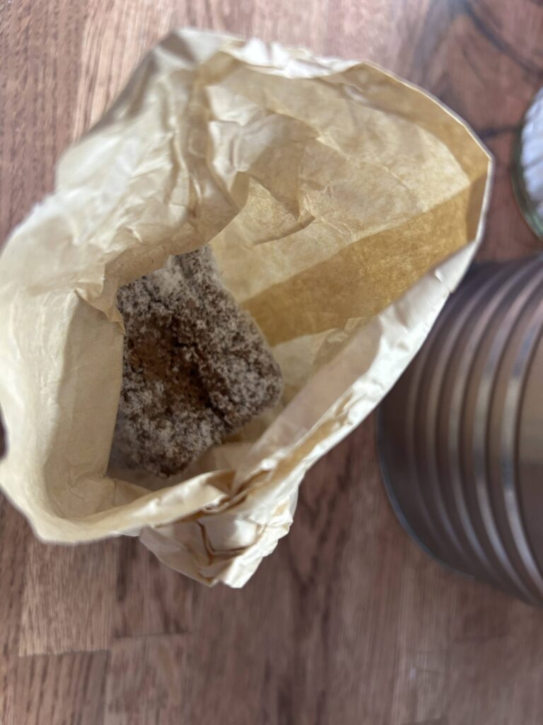 Lamington cake at the Australian Pavilion
