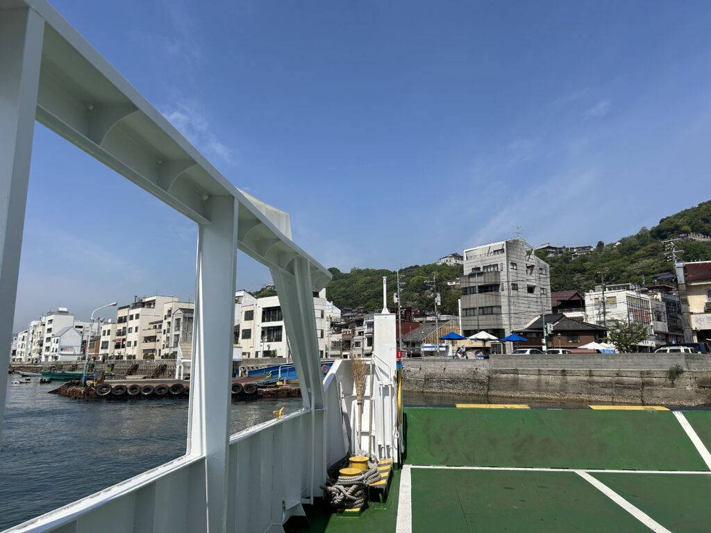 View of Onomichi from the ferry