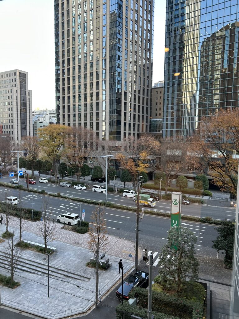 City view from the room.