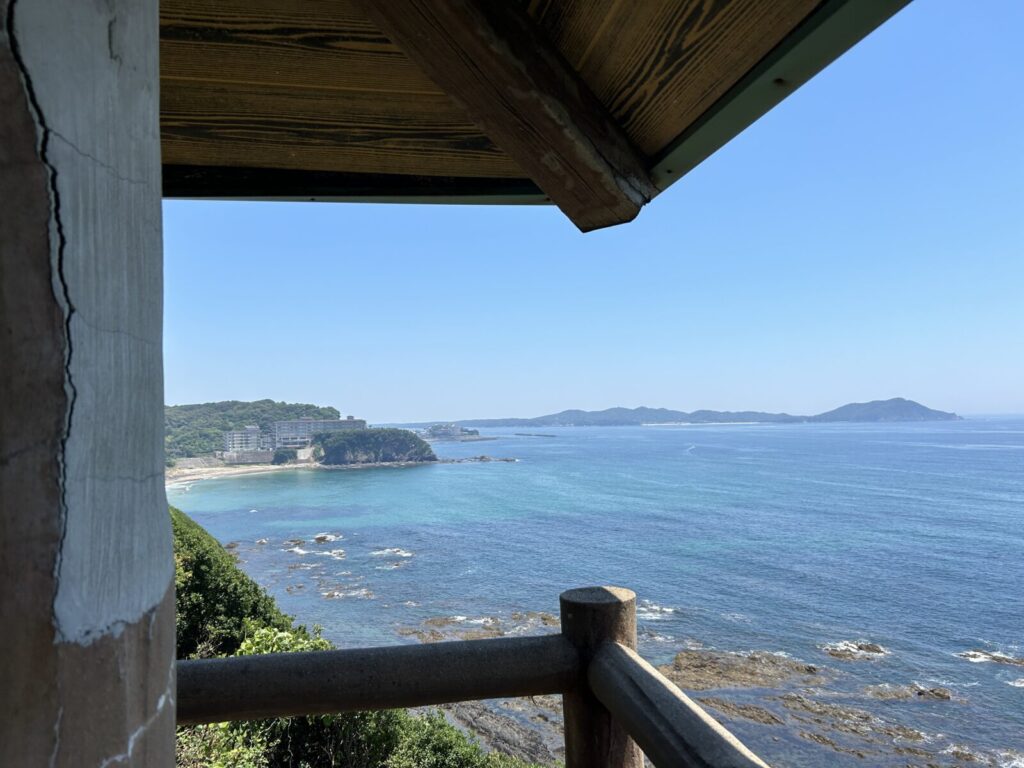 Pacific Ocean view from the Cape Isofue observation deck