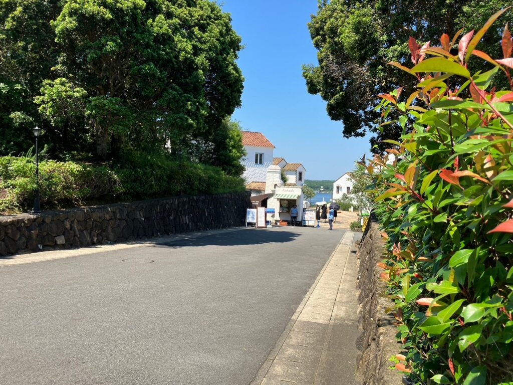 Road leading to Shima Mediterranean Village