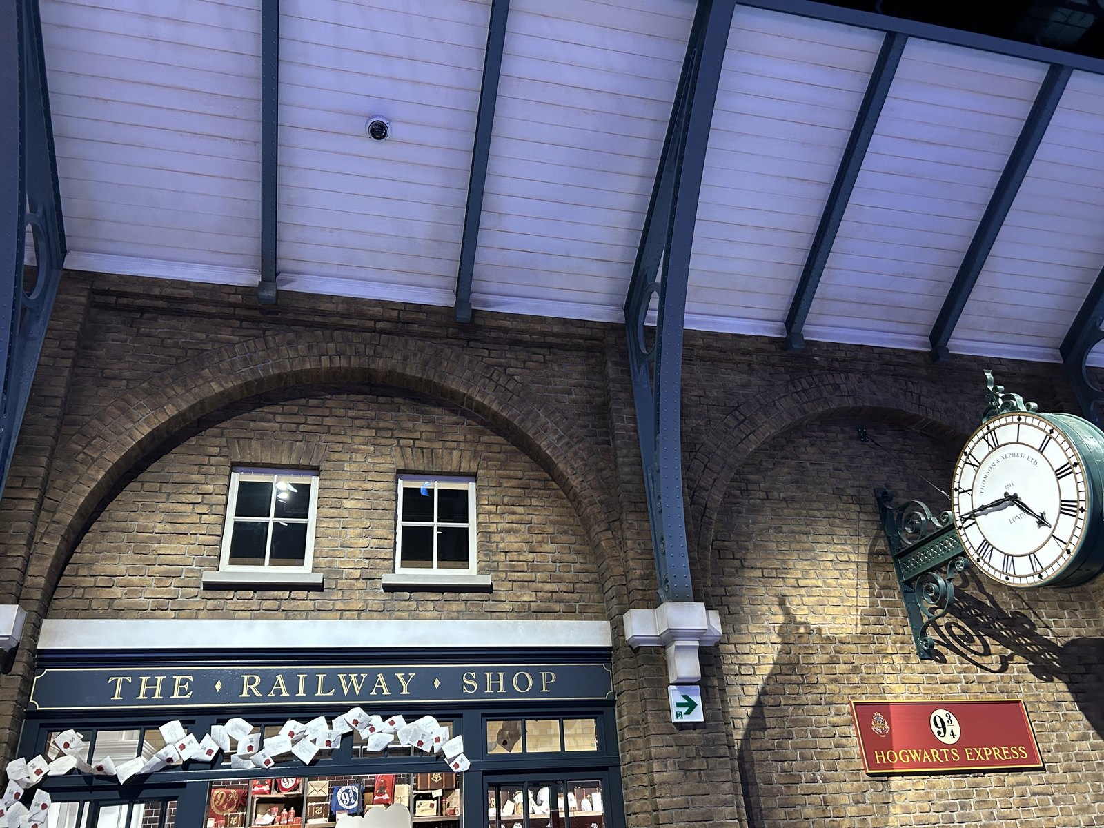 Railway Shop beside the Hogwarts Express at Platform 9 3/4 in Studio Tour Tokyo